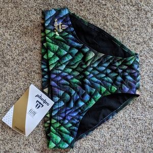 Men's Phelps Peacock 6.5CM brief.  Size 34.